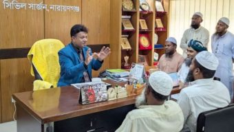 নগরবাসীর চিকিৎসা সেবা নিশ্চিতে সিভিল সার্জনকে ইসলামী আন্দোলনের স্মারকলিপি