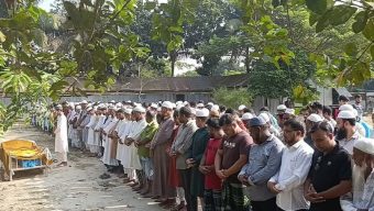 মেট্রোরেল বিয়ারিং দুর্ঘটনায় নিহত কালামের দাফন সম্পন্ন